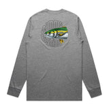 Simms Long Sleeve Tee Kingfish Grey Back