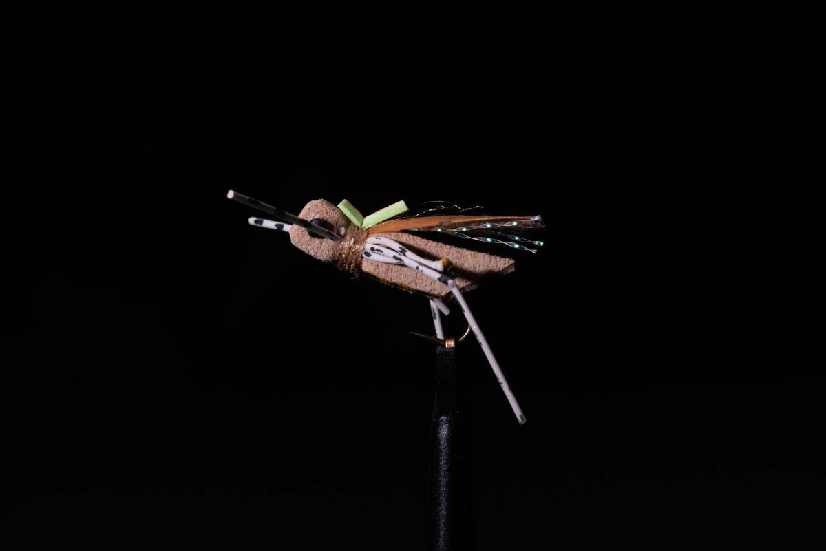 Hopeless Hopper Tan Fishing Fly | Manic Fly Collection