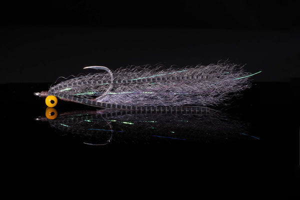 Nitro Clouser Grey White Fishing Fly | Manic Fly Collection