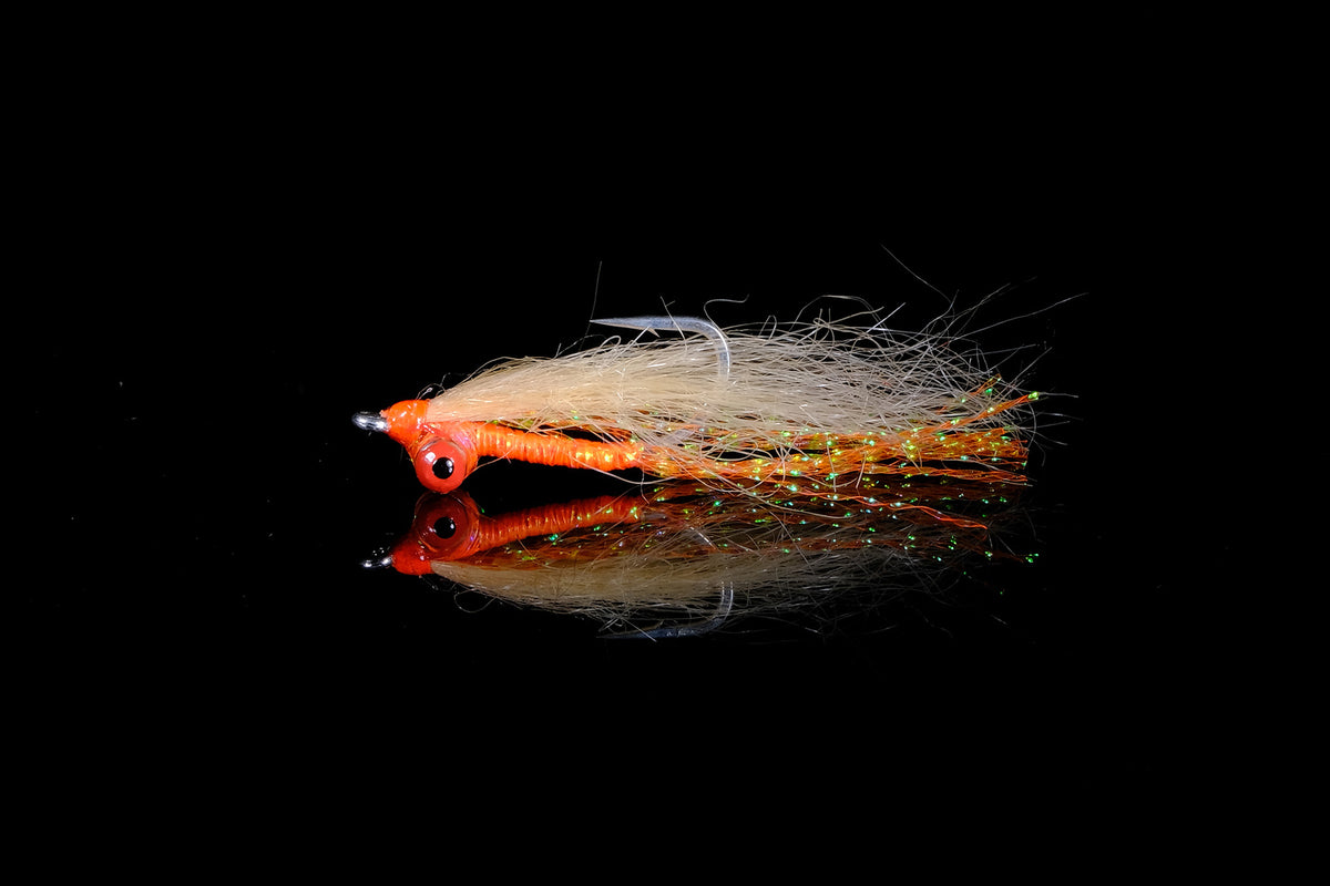 Christmas Cracker Lead Eye - Orange Fishing Fly | Manic Fly Collection