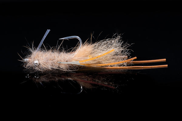 Mantis Shrimp - Tan Orange Fishing Fly | Manic Fly Collection