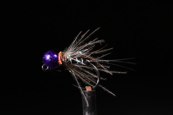 Purple TB Sparkle Jig Fishing Fly | Manic Fly Collection