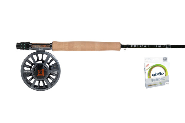 PRIMAL RAW CCC Rod  & Flylab Glide Reel Combo