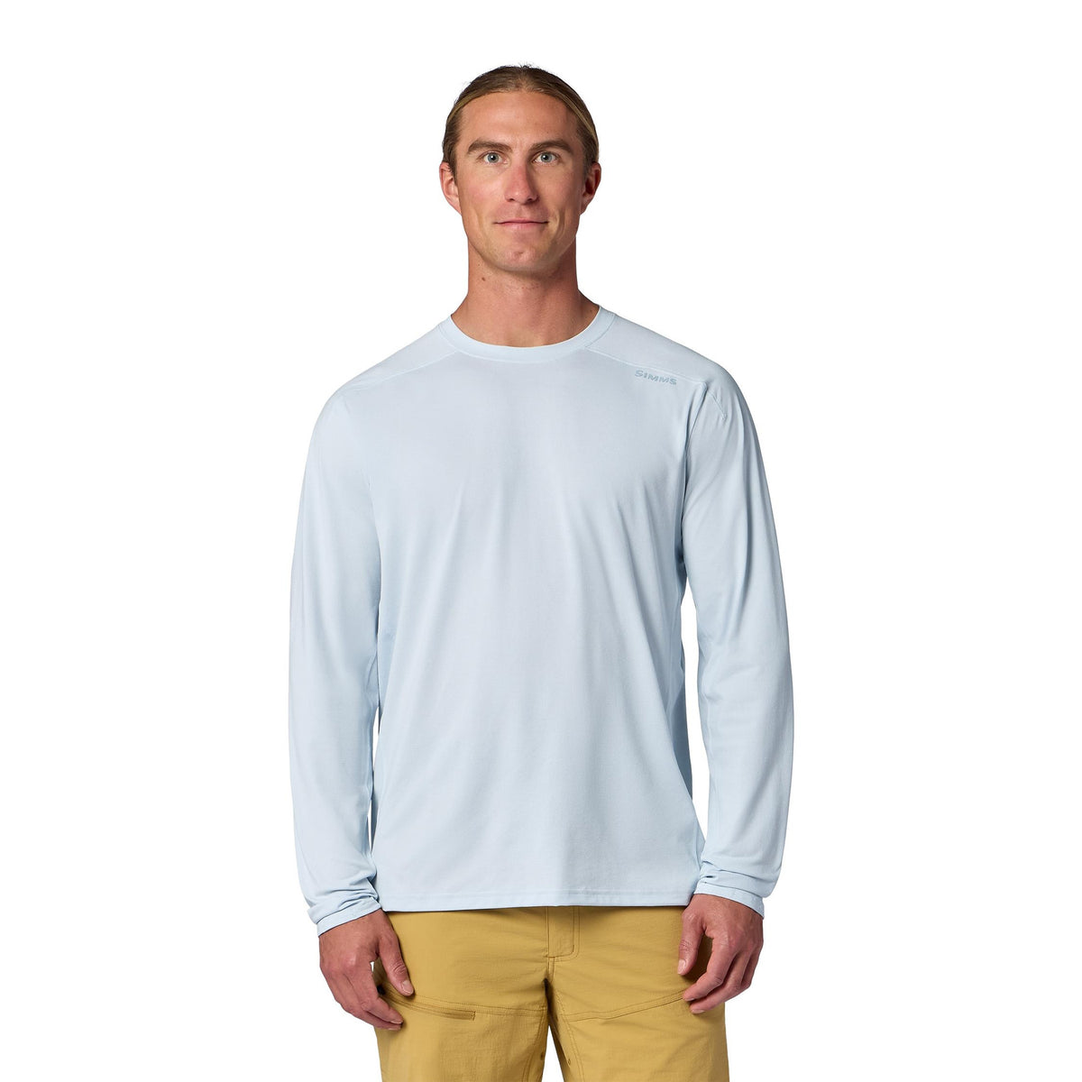 Simms Solarflex UPF50 Crew | Bimini Blue