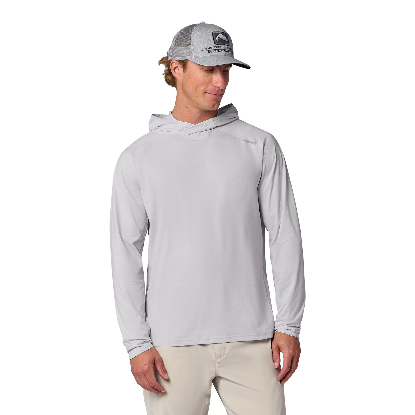 SIMMS SolarFlex Hoody UPF50 シムス Simms Solarflex UPF50 Hoody | Overcast – Manic Tackle Project