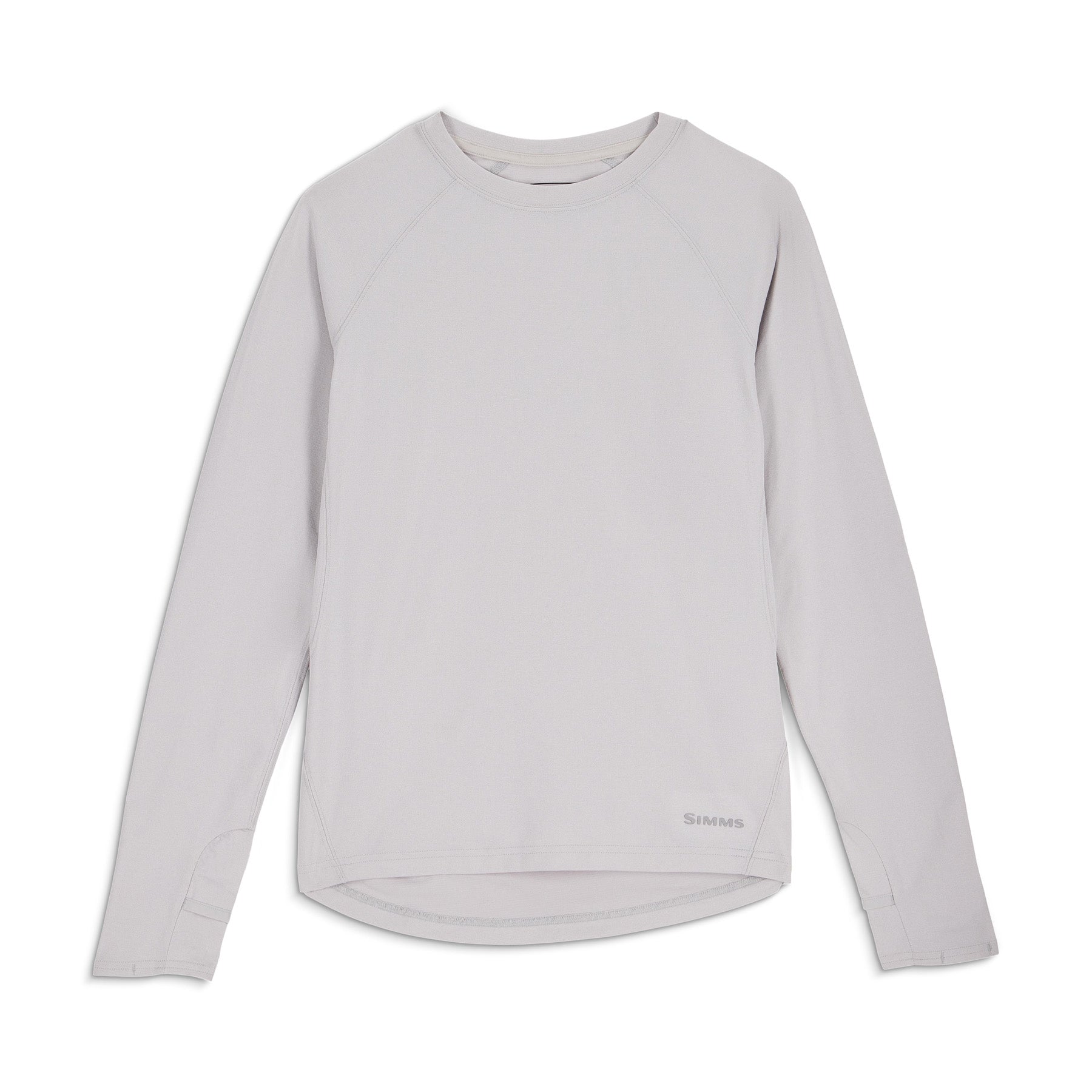 Simms Womens SolarFlex UPF50 Crew | Overcast