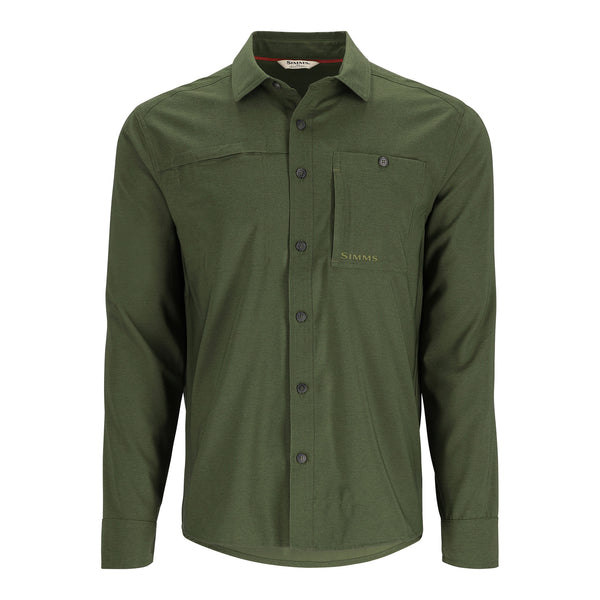 Simms Challenger Long Sleeve Shirt | Riffle Green