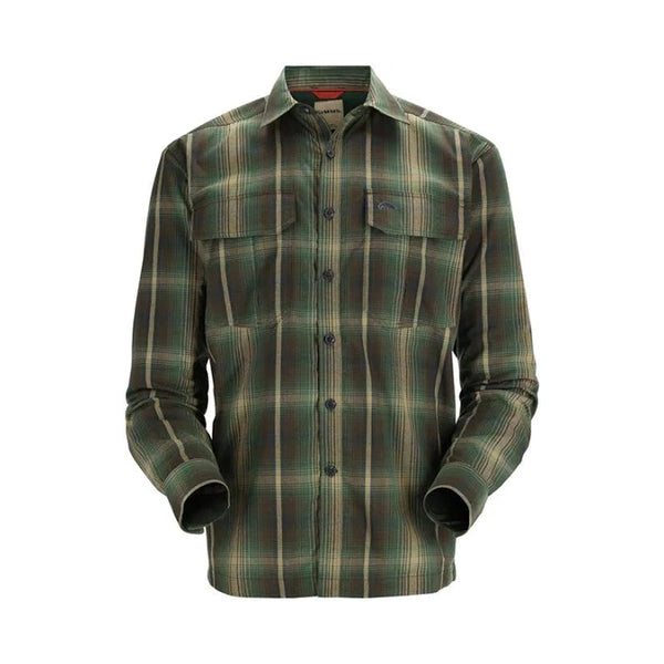 Simms Coldweather Shirt - Forest Hickory Plaid