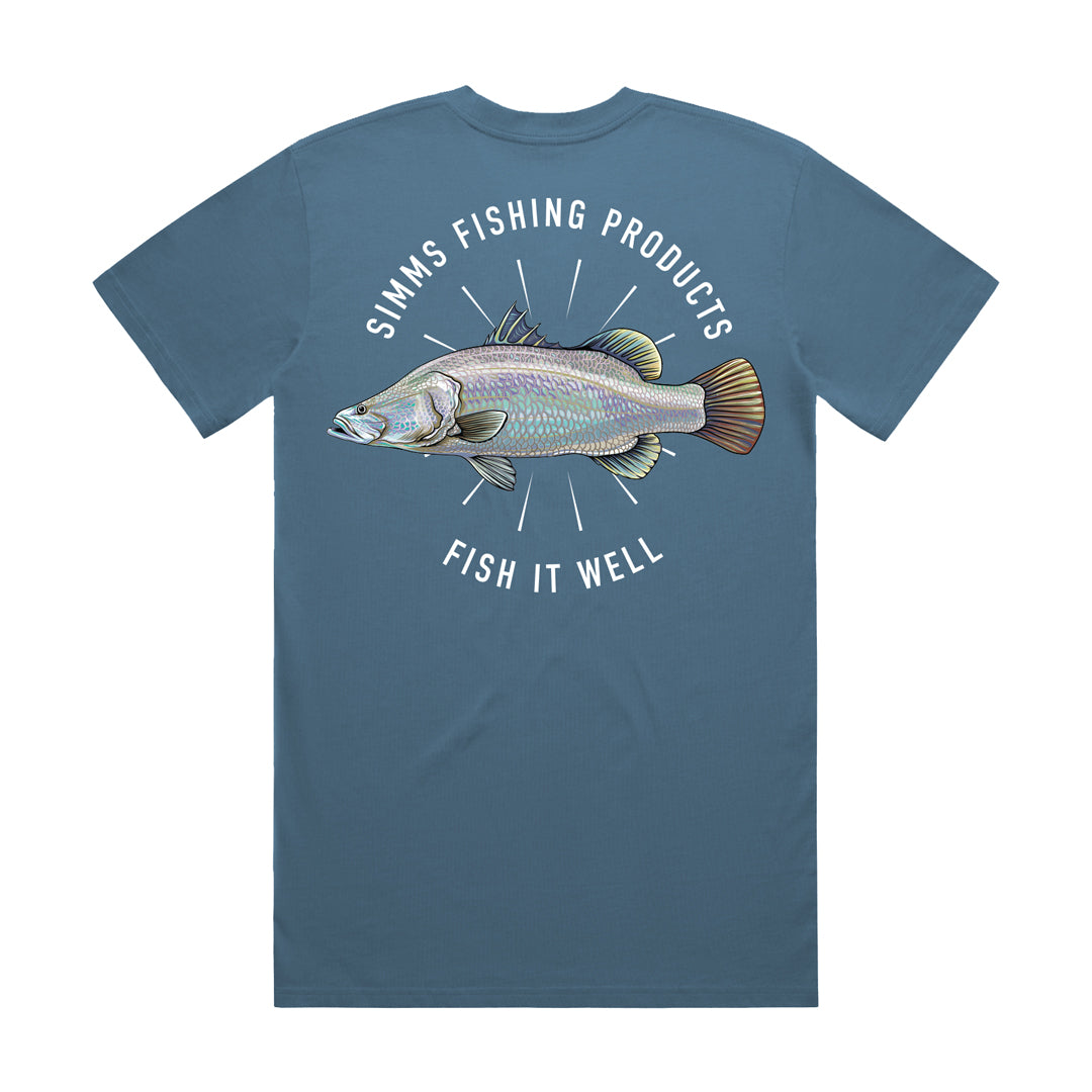 Simms S26 Artist Tee | Barramundi - Storm