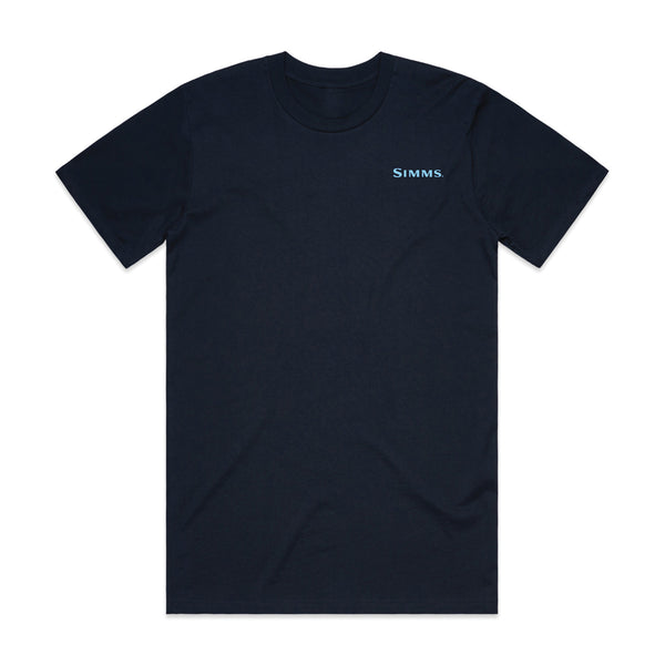 Simms S25 Artist Tee | Blue Marlin - Navy