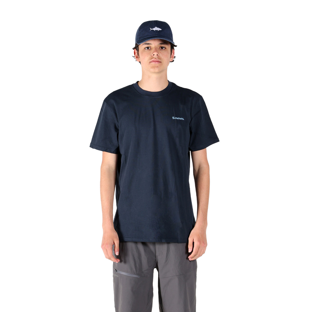 Simms S25 Artist Tee | Blue Marlin - Navy