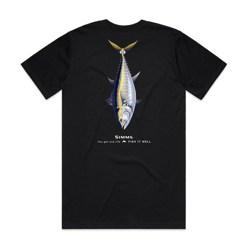 Simms S25 Artist Tee | Bluefin Tuna - Black