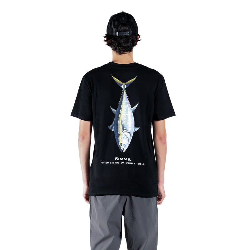 Simms S25 Artist Tee | Bluefin Tuna - Black