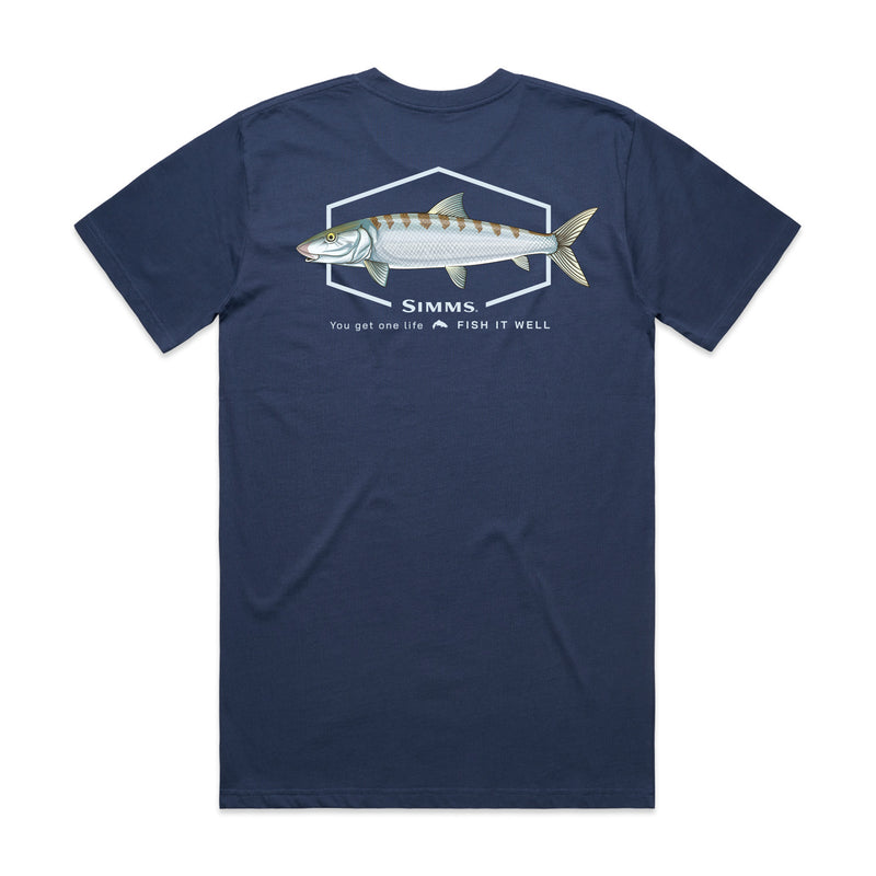 Simms S25 Artist Tee | Bonefish - Blue