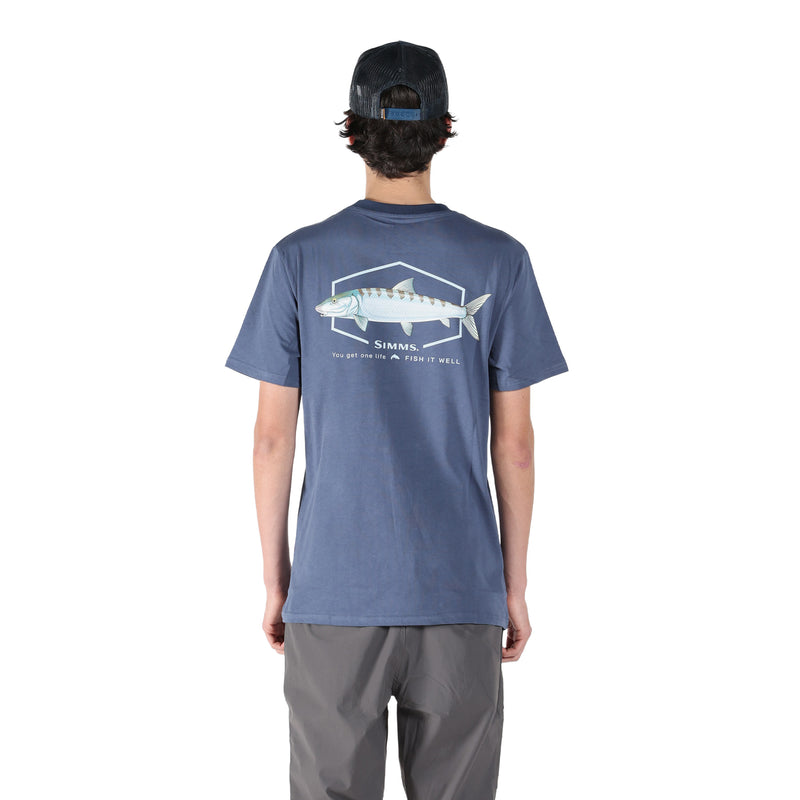 Simms S25 Artist Tee | Bonefish - Blue