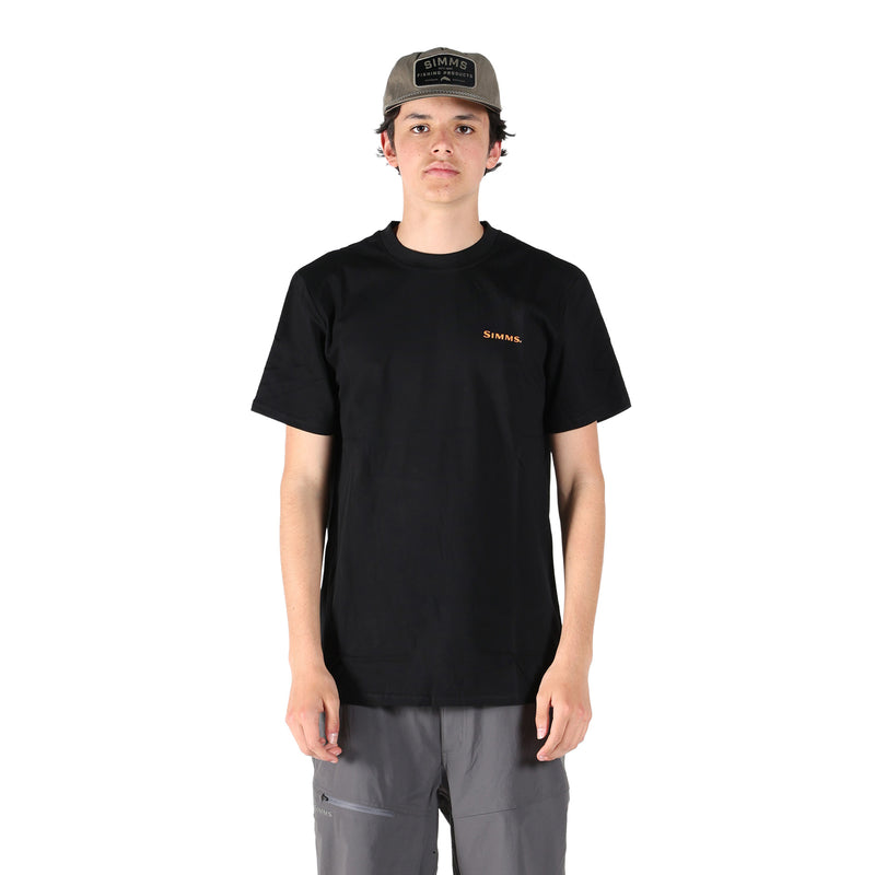 Simms S25 Artist Tee | Brown Trout- Black