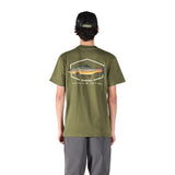 Simms S25 Artist Tee | Brown Trout- Olive