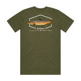 Simms S25 Artist Tee | Brown Trout- Olive