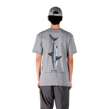 Simms S25 Artist Tee | Great White Shark- Mid Grey