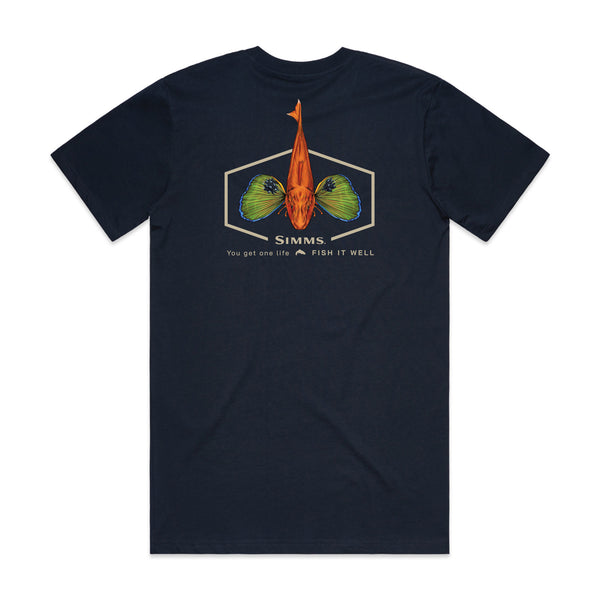 Simms S25 Artist Tee | Gurnard - Navy