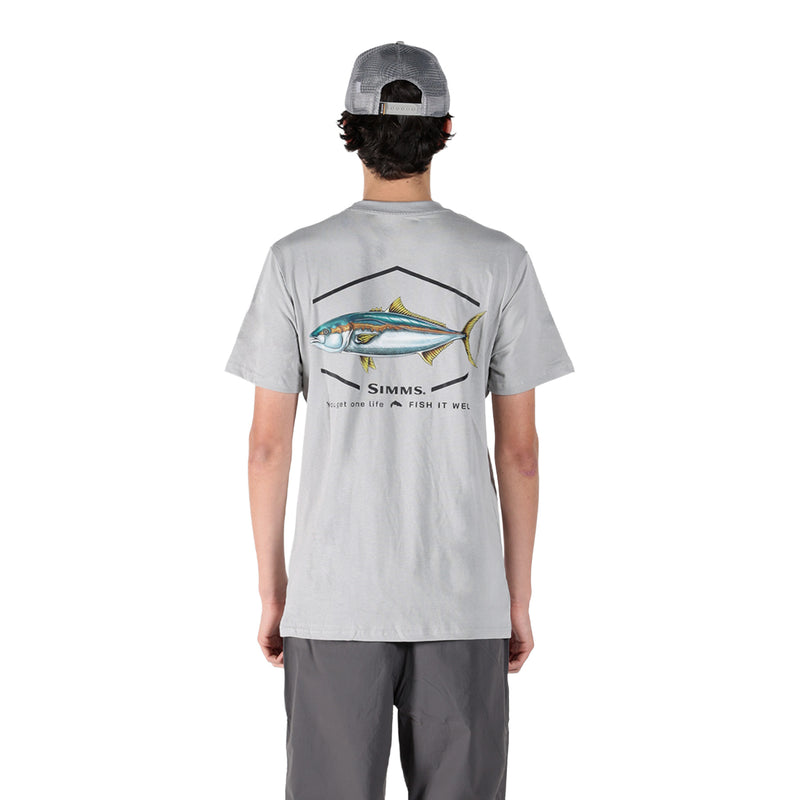 Simms S25 Artist Tee | Kingfish - Light Grey