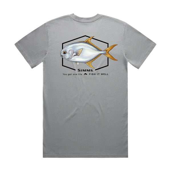 Simms S25 Artist Tee | Permit - Mid Grey