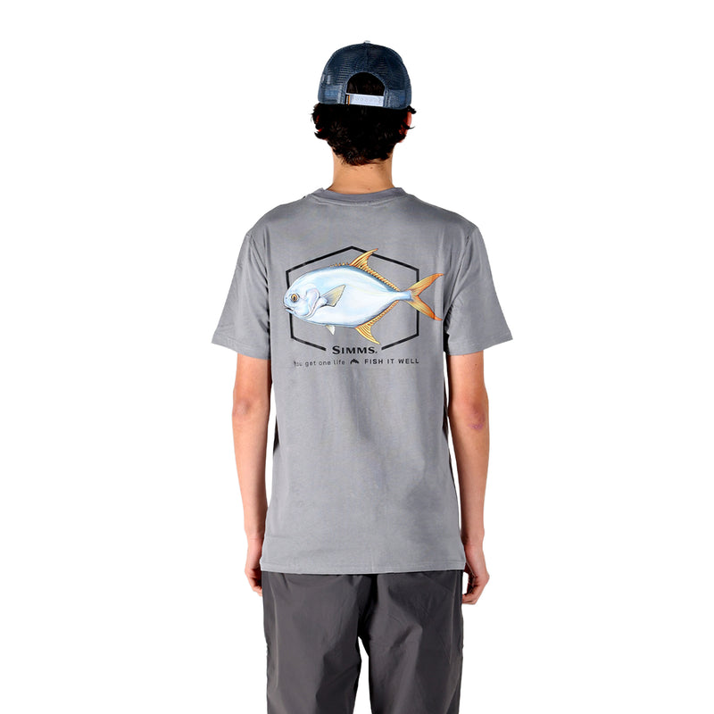 Simms S25 Artist Tee | Permit - Mid Grey