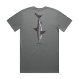 Simms S25 Artist Tee | Great White Shark- Mid Grey