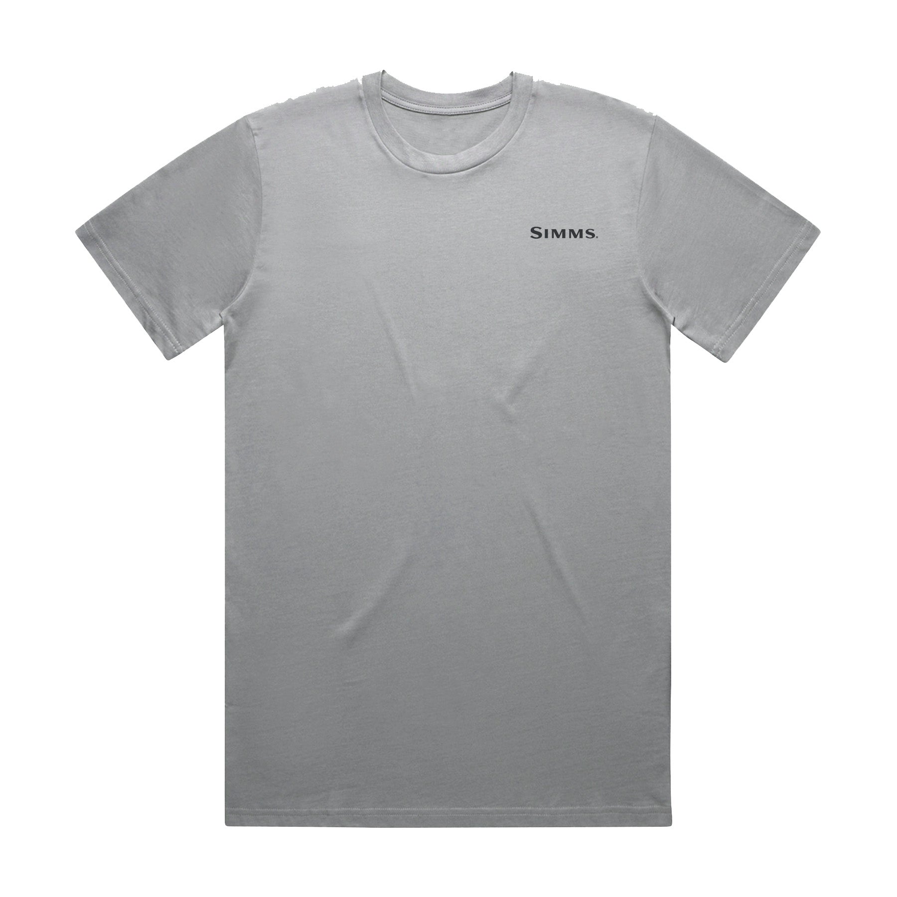 Simms S25 Artist Tee | Great White Shark- Mid Grey
