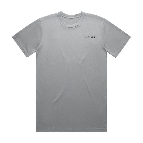 Simms S25 Artist Tee | Great White Shark- Mid Grey
