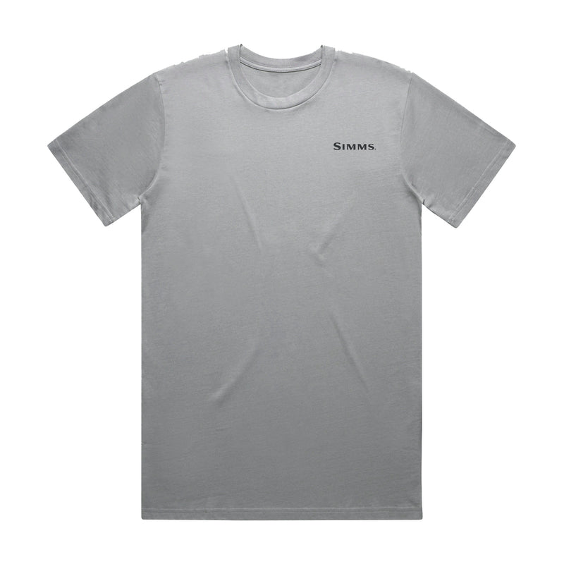 Simms S25 Artist Tee | Great White Shark- Mid Grey