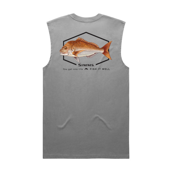 Simms S25 Artist Tank | Snapper - Light Grey