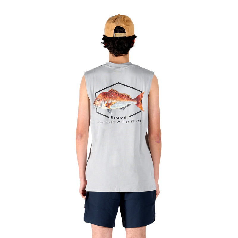 Simms S25 Artist Tank | Snapper - Light Grey