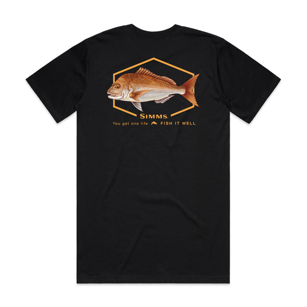 Simms S25 Artist Tee | Snapper - Black