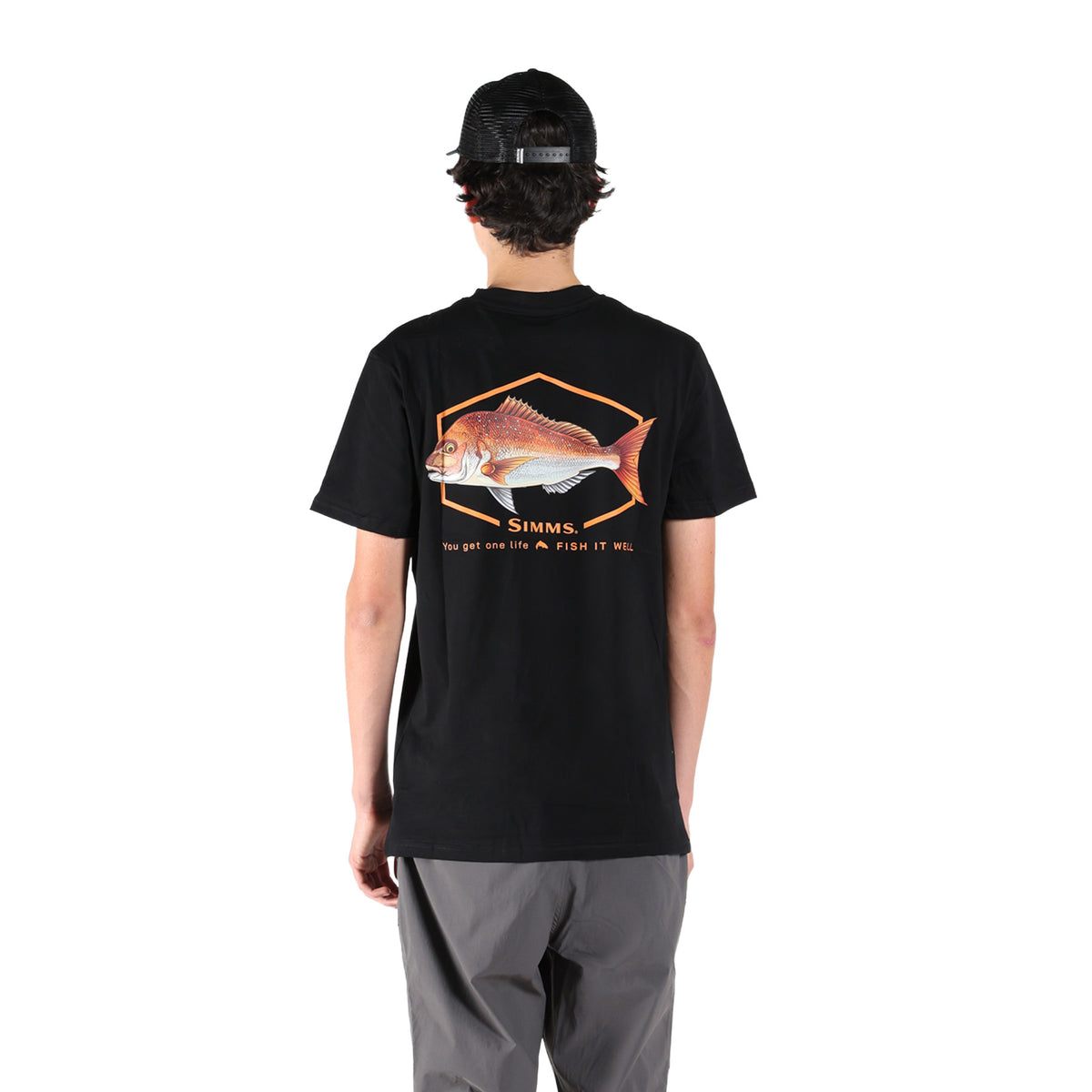 Simms S25 Artist Tee | Snapper - Black
