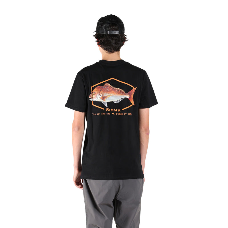 Simms S25 Artist Tee | Snapper - Black