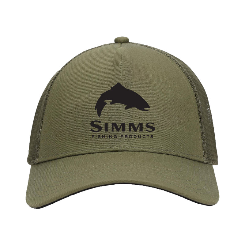 Simms Trucker Cap  |  Trout - Olive