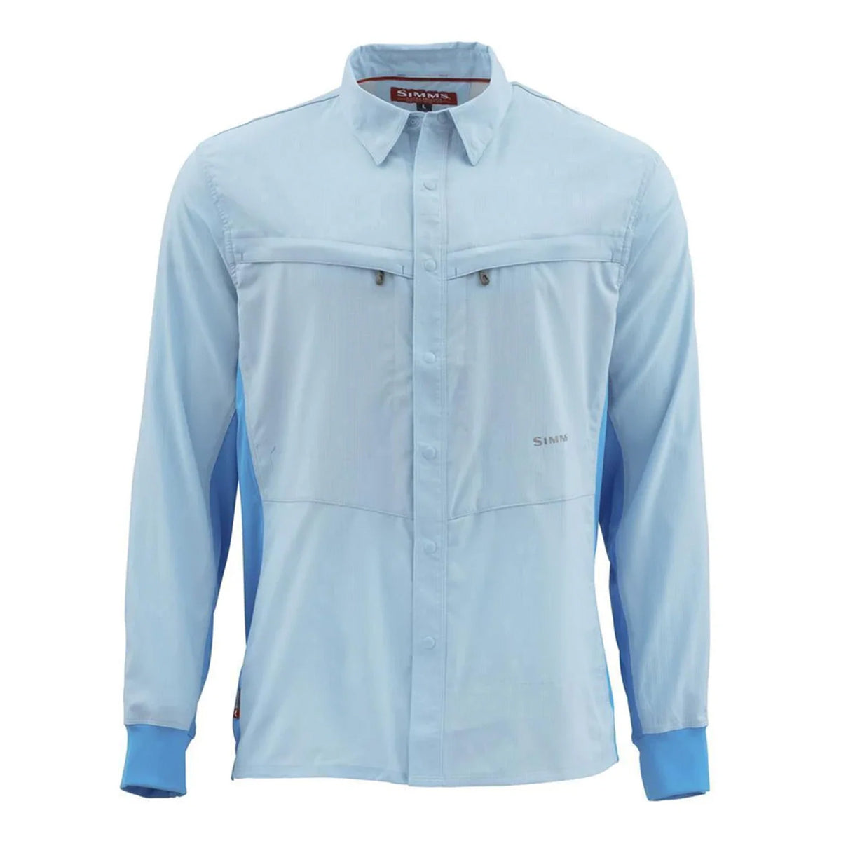 Simms Intruder Bicomp LS Fishing Shirt | Glacier