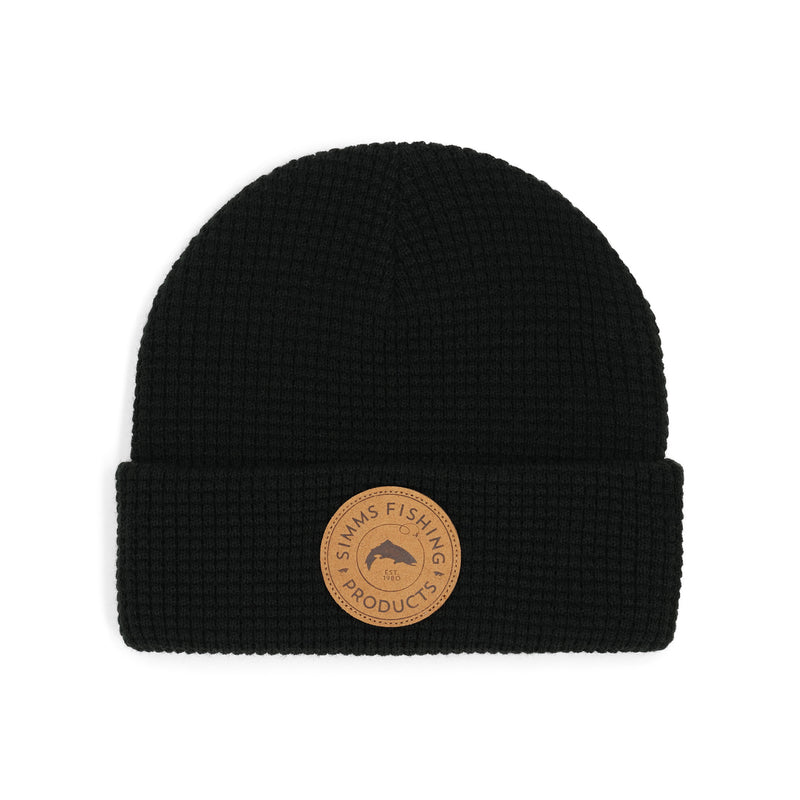 Simms Everyday Waffle Knit Beanie | Black