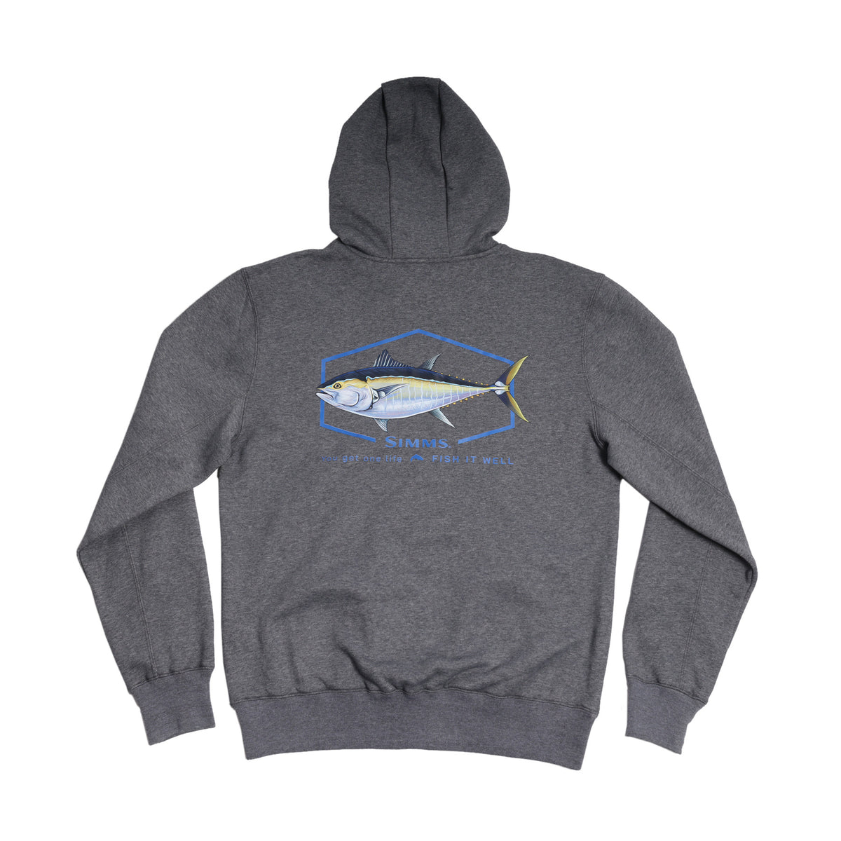 Simms M's Solartech Hoody - Bluefin Tuna - Dark Grey (SAMPLE)
