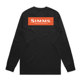 Simms F26 LS Logo Tee | Black