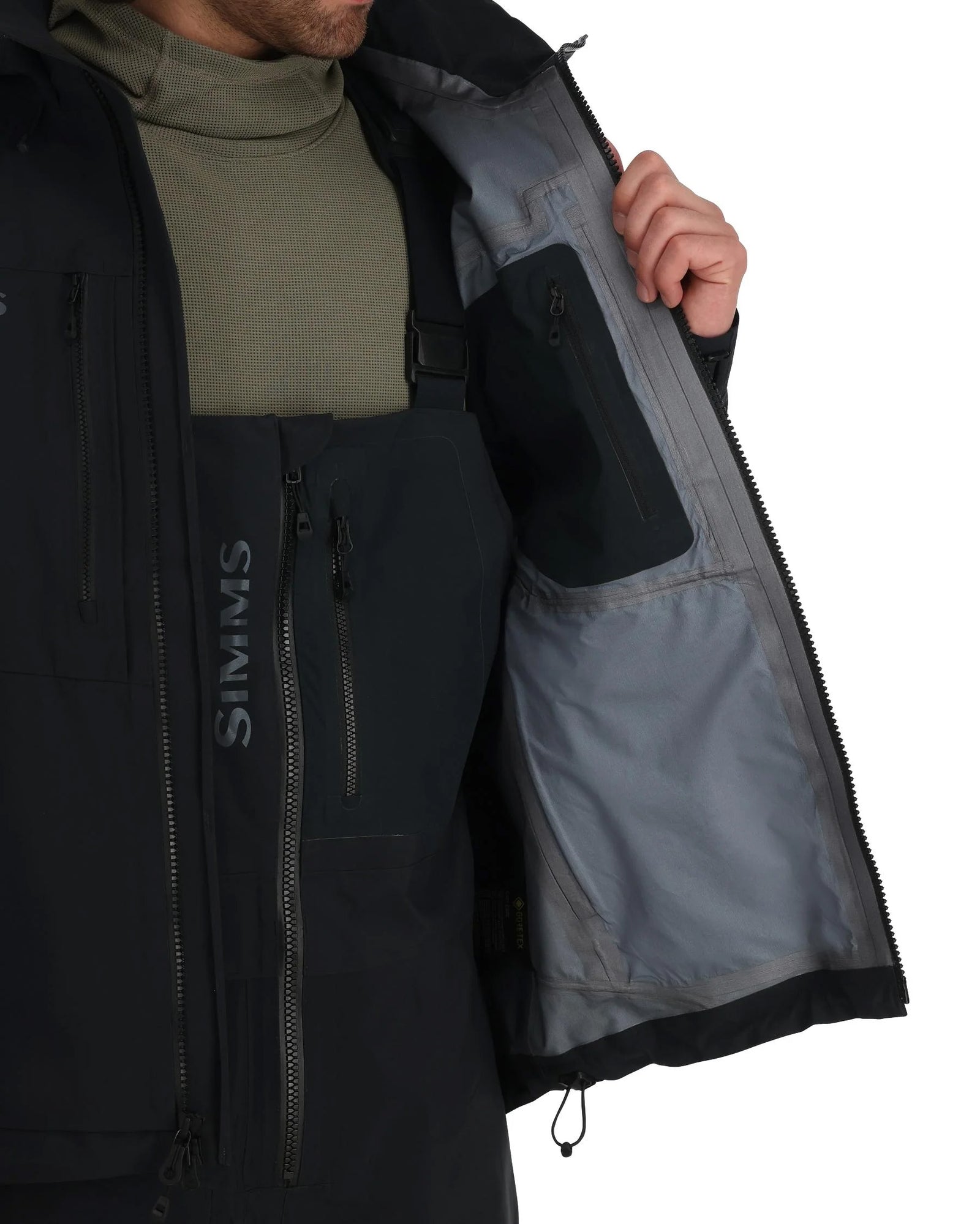 Simms Prodry Fishing Jacket Black – Manic Tackle Project