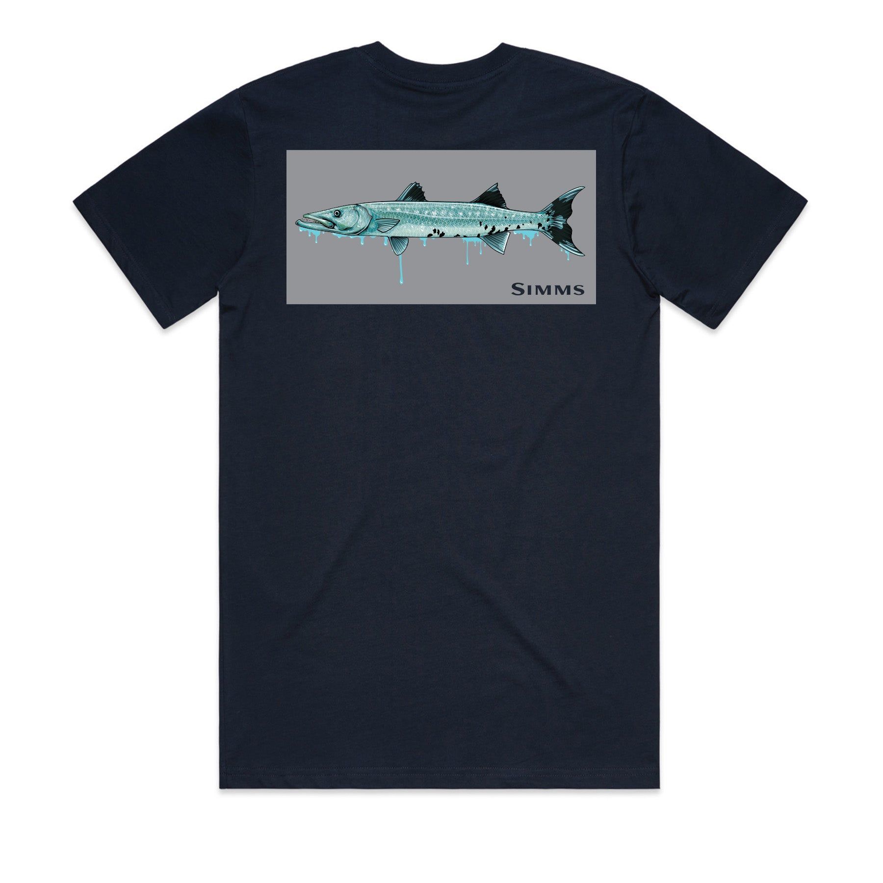 Simms S26 Artist Tee | Barracuda - Navy