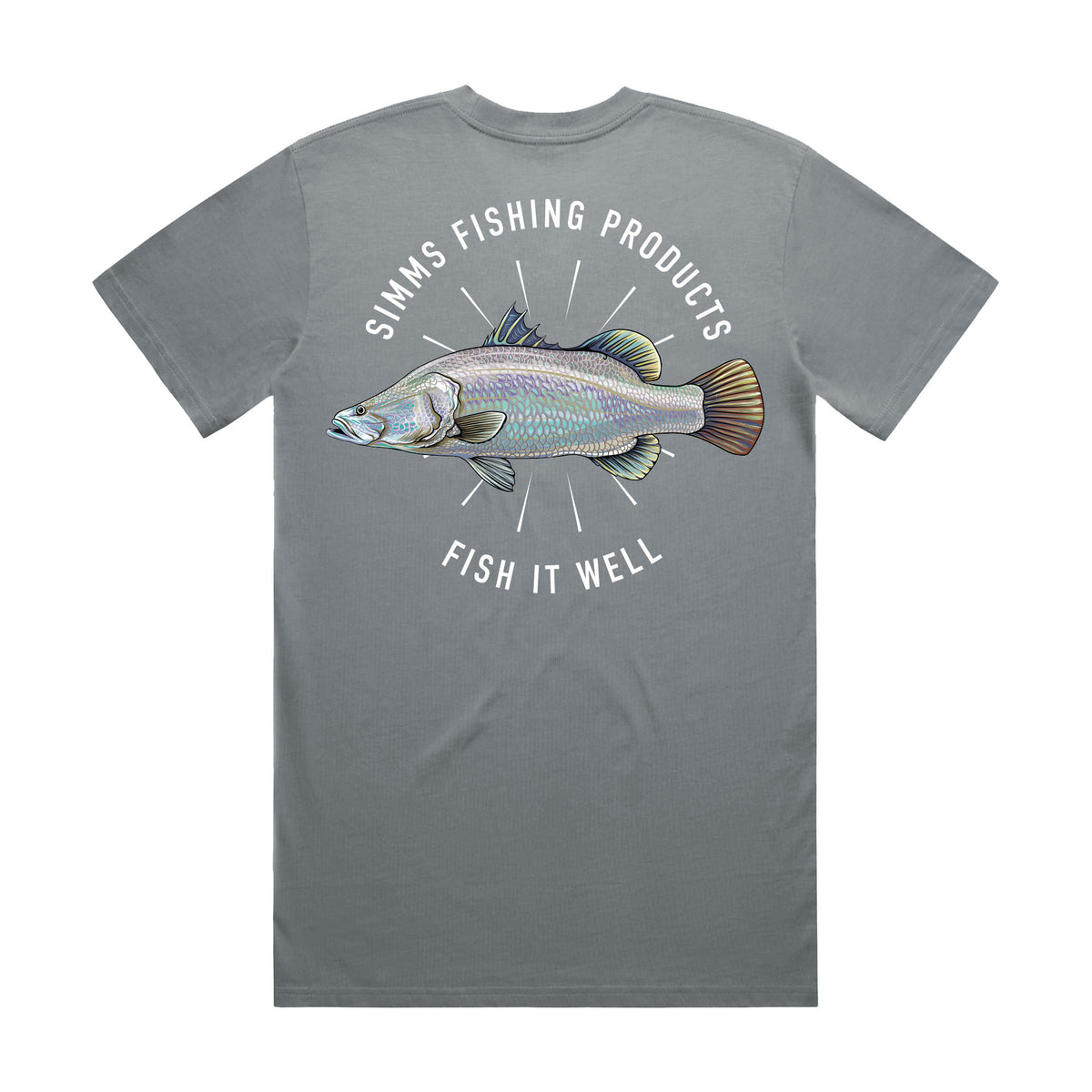 Simms S26 Artist Tee | Barramundi - Storm