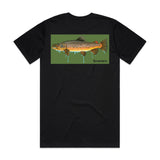 Simms S26 Artist Tee | Brown Trout - Black