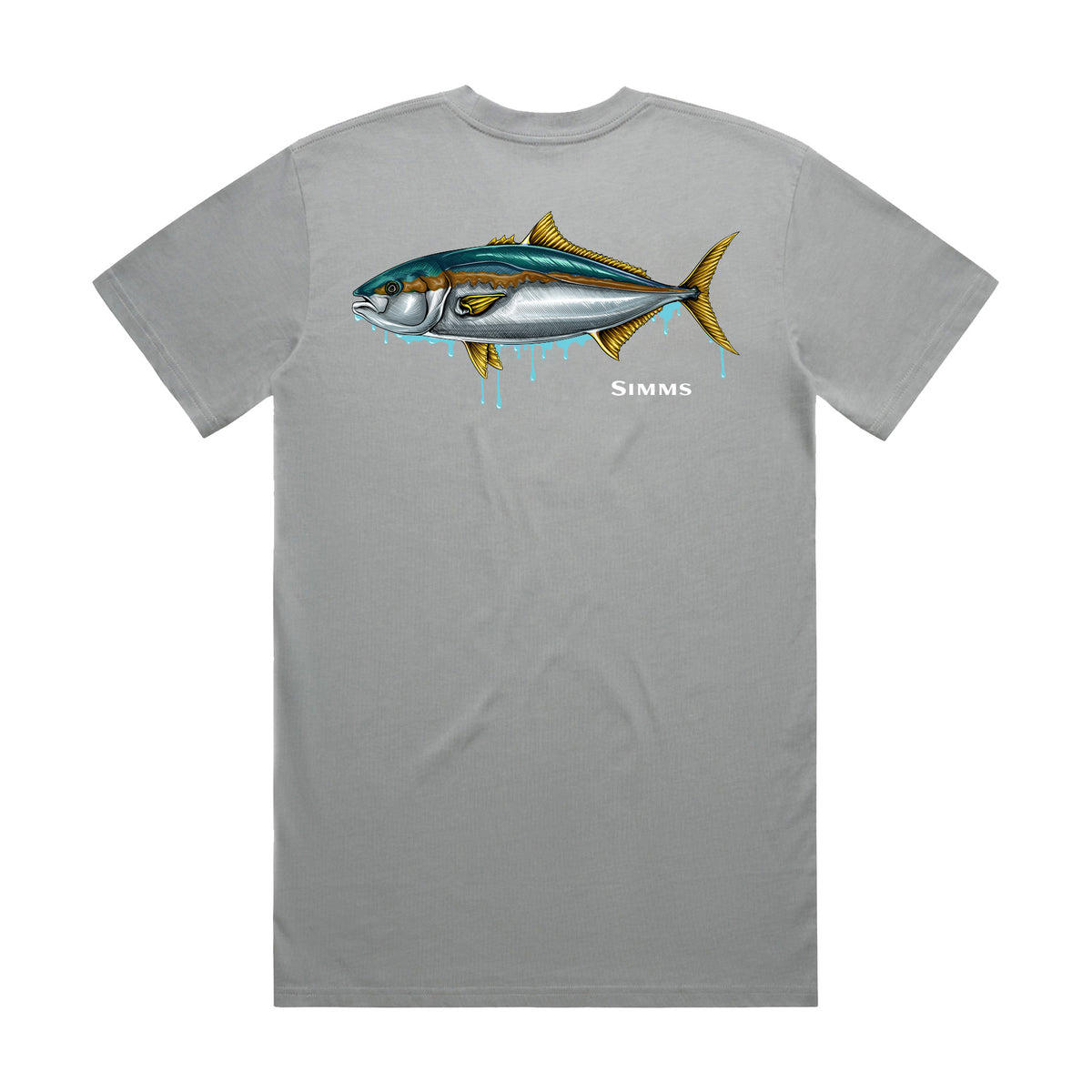 Simms S26 Artist Tee | Kingfish - Grey