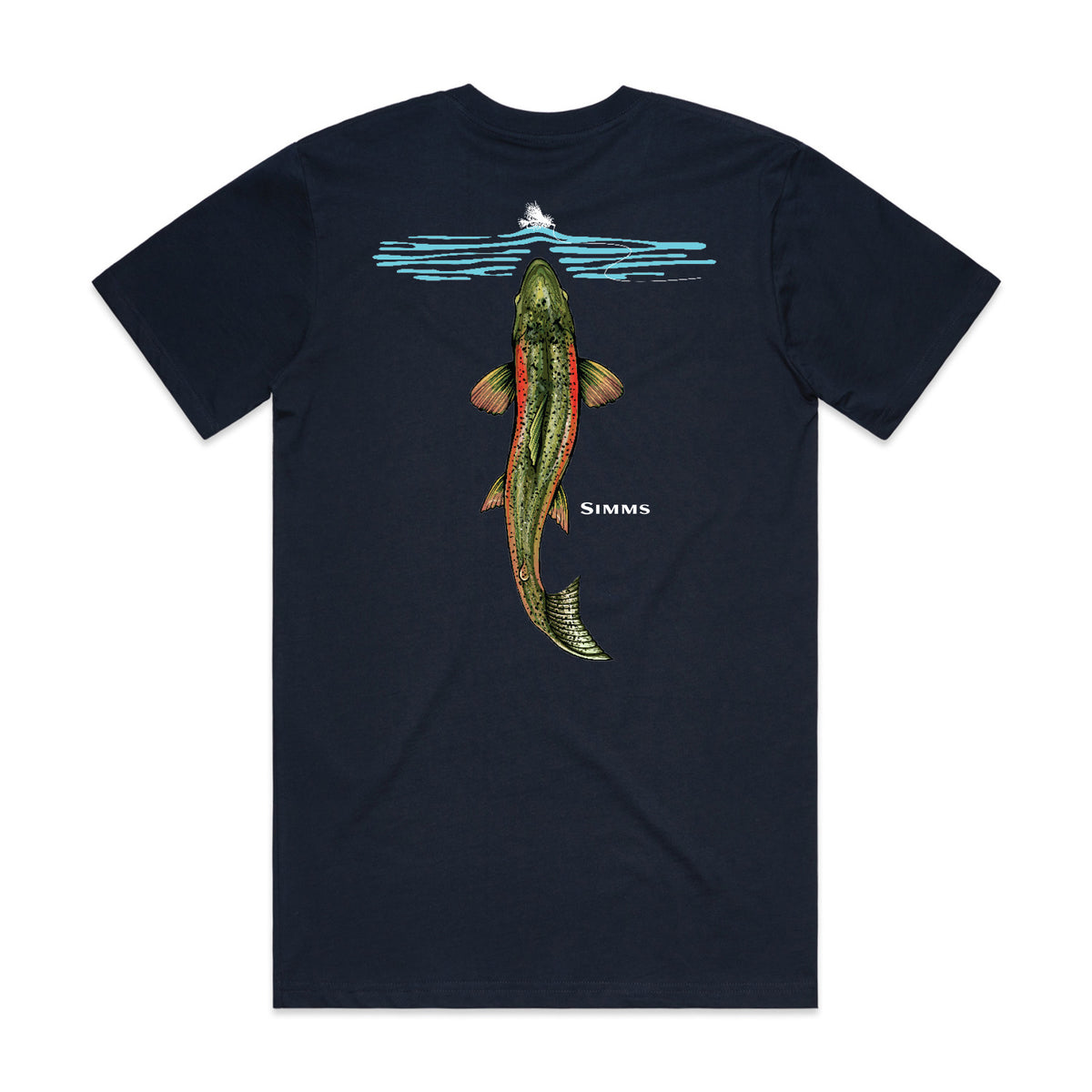 Simms S26 Artist Tee | Rainbow Rise Navy