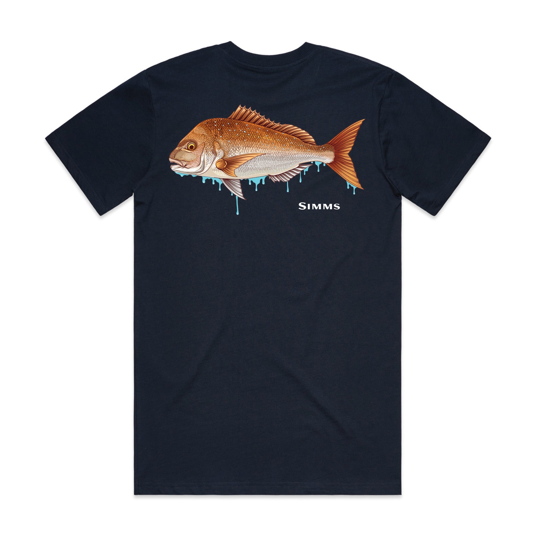 Simms S26 Artist Tee | Snapper Navy