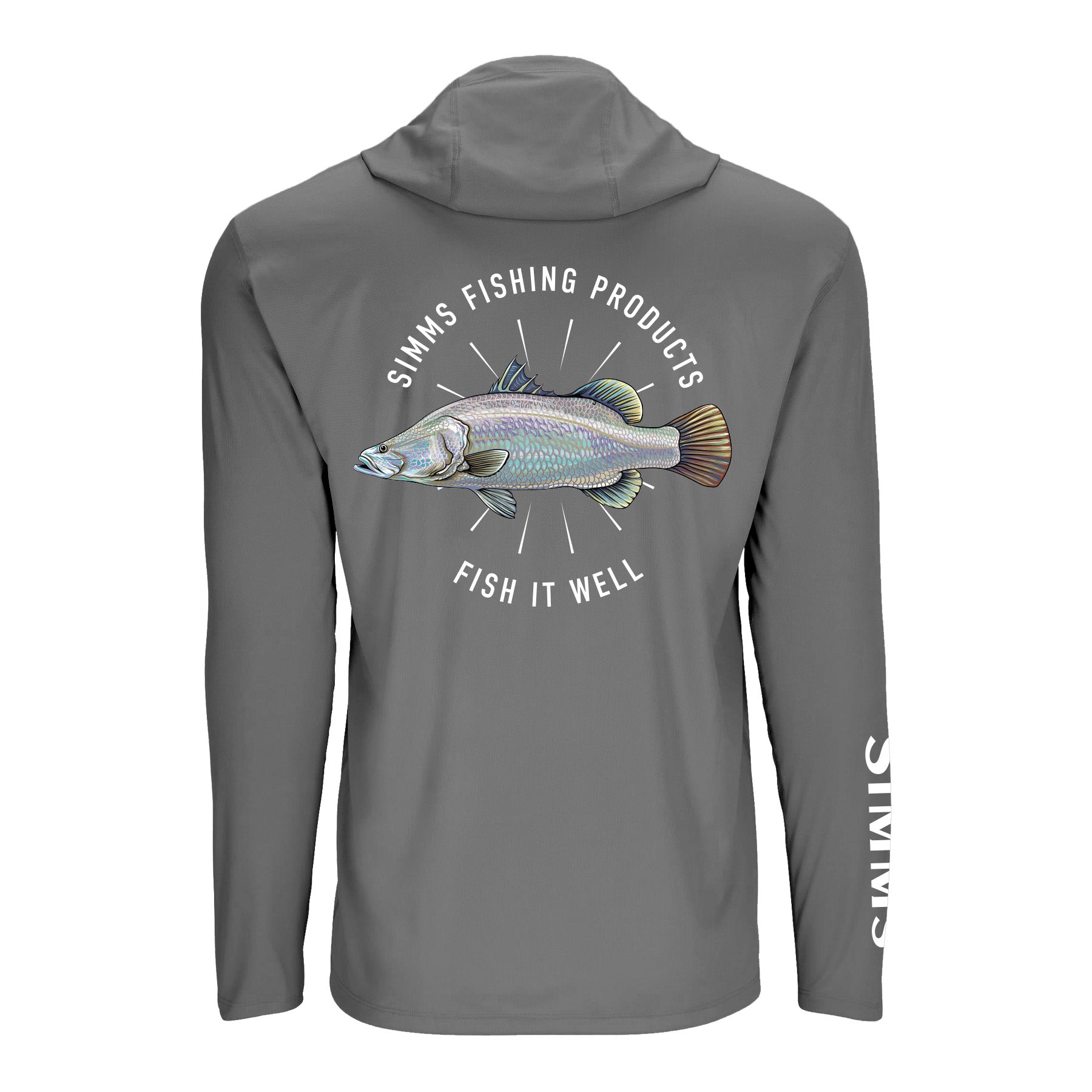 Simms S26 Artist Solartech Hoody | Barramundi - Grey