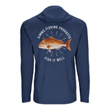 Simms S26 Artist Solartech Hoody | Snapper - Navy